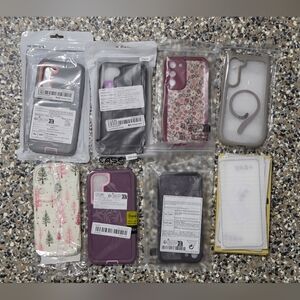 x7 Samsung S23+ Phone Cases And 7 tempered Glass Screen Protectors